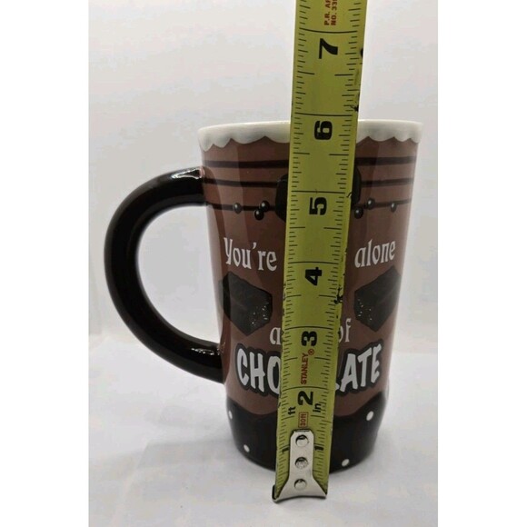 Your Never Alone with A Bar Of Chocolate Large Mug - Picture 8 of 8